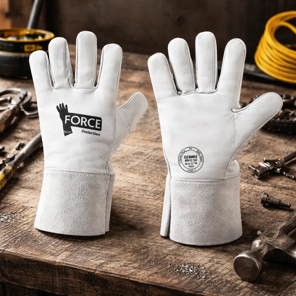 Guante Soldador TIG Cabritilla Force Puño Largo 30 cm | TodoProtección