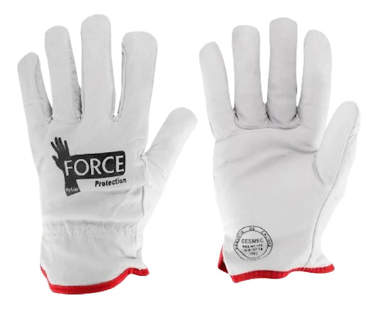 Guantes de Cuero Cabritilla Alta Resistencia | Pack 10, 50 y 100 Pares FORCE
