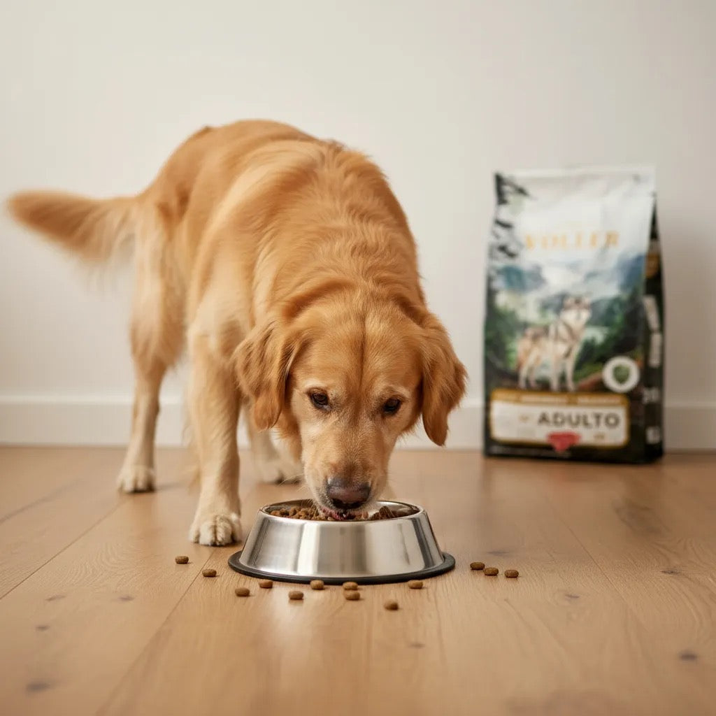 Alimento Seco Voller Para Perro Adulto Grande Carne 20 Kg 26% Proteína