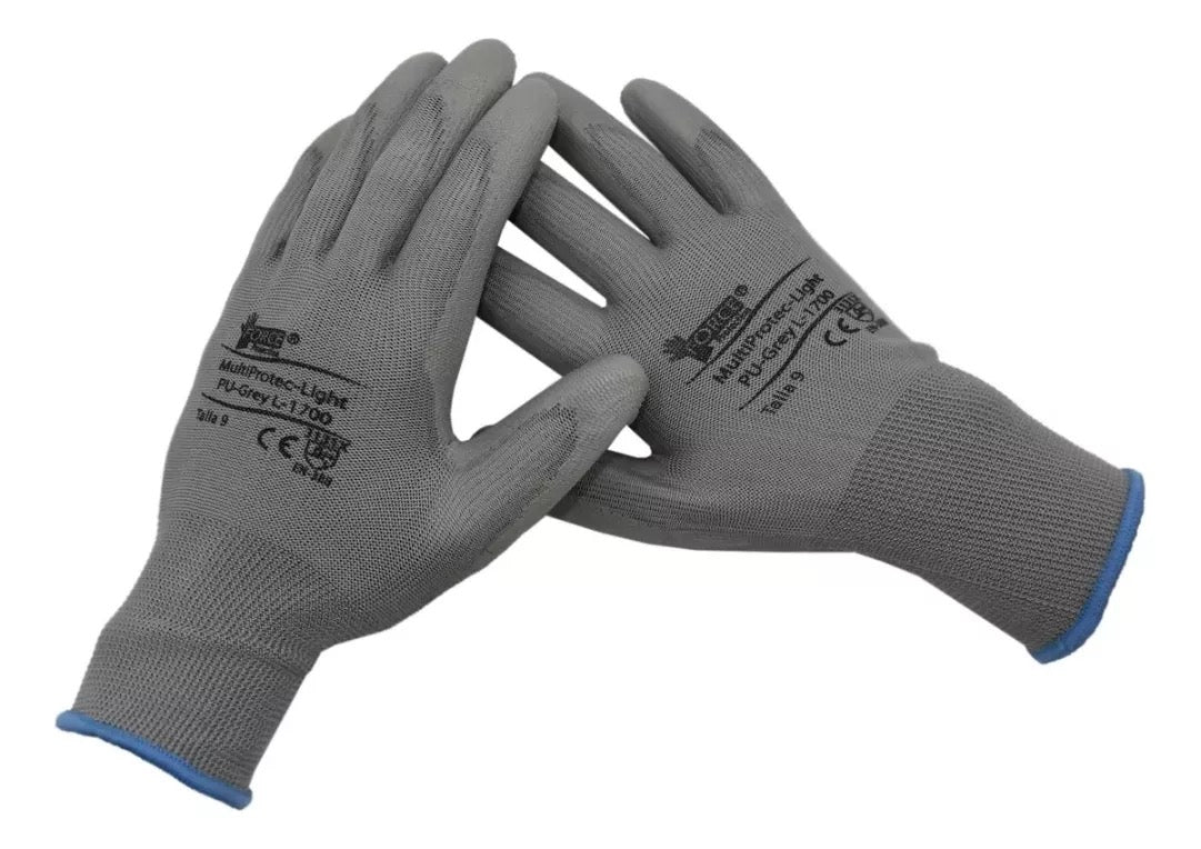Pack 12 Pares Guantes Force Multiflex L-1700