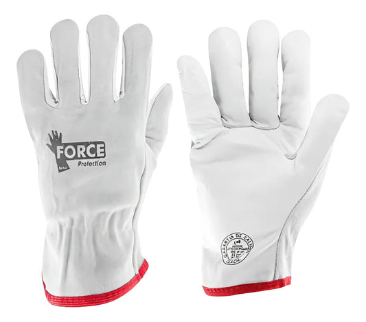 Guante Force Cabritilla Combinado Dorso Descarne 10 Pares