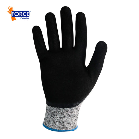 Guante Multiprotec IMPACT L-9100 | Resistente al Corte CUT 5 | Palma de Nitrilo