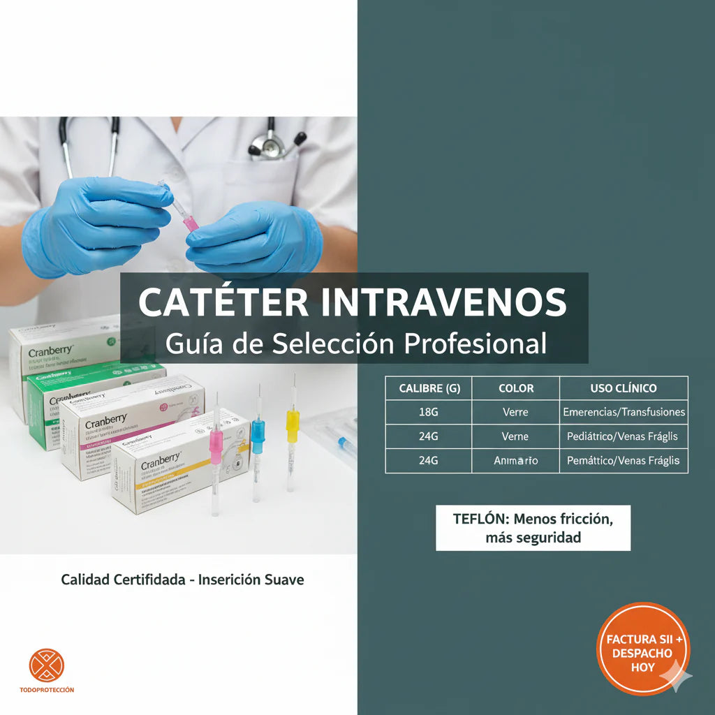 Catéter Intravenoso (Bránula): Guía de Selección y Uso Profesional