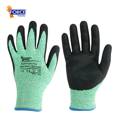 Guante Anti Corte CUT-5 Force L-1000 | Protección Industrial Máxima - Tallas M, L, XL