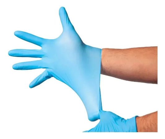 Guantes Nitrilo Azul Clean Top Safe 100u | Desechables, Resistentes y Libres de Látex