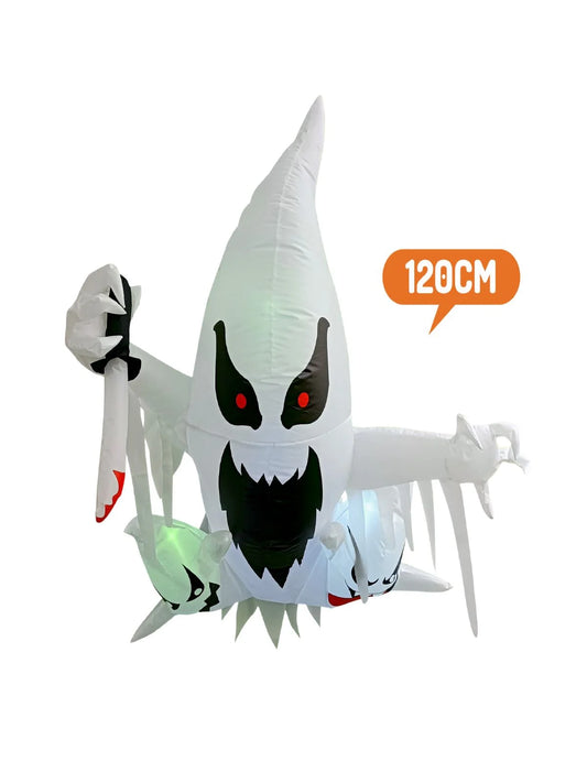Inflable Halloween Fantasma para Puerta 120 cm Alto