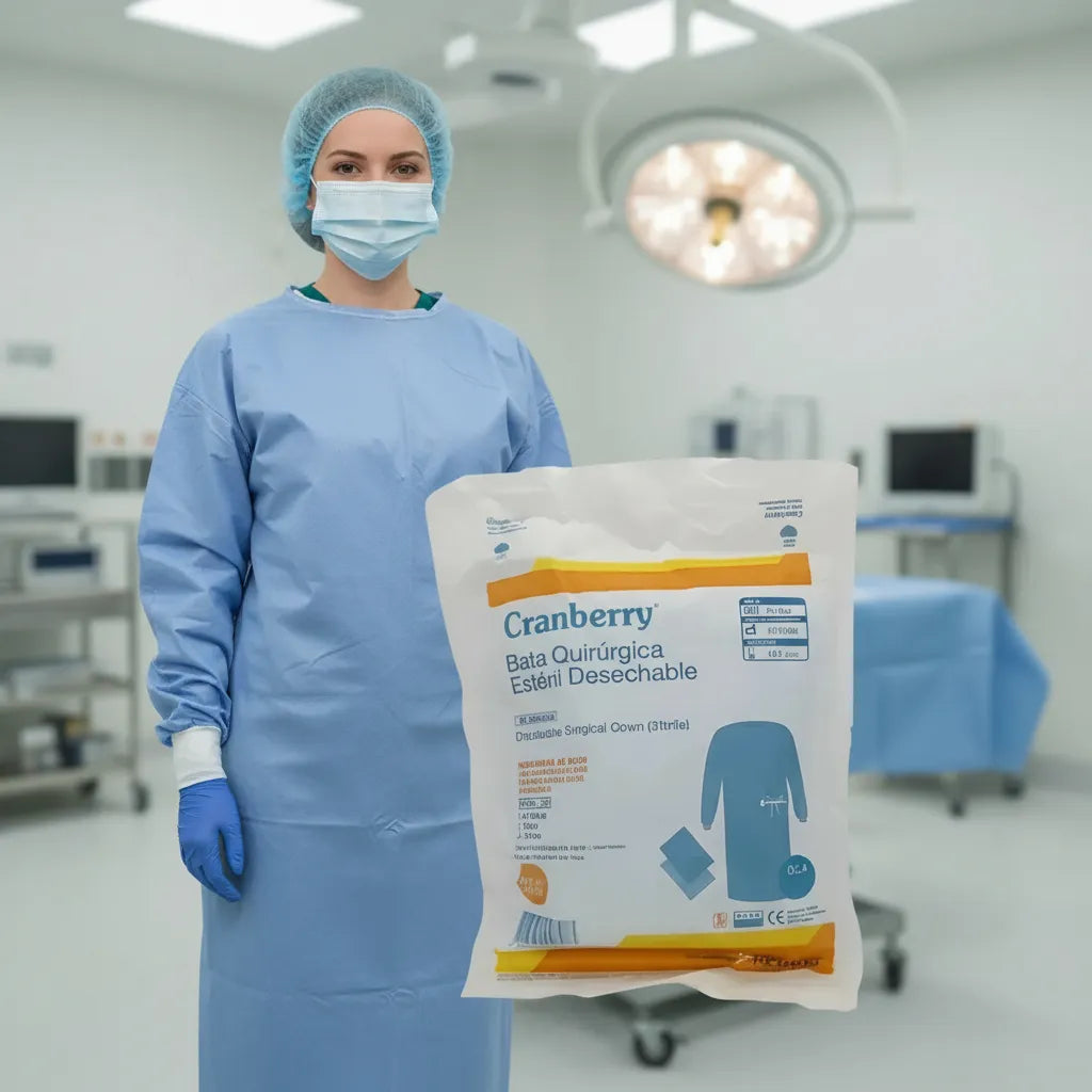Batas Quirúrgicas Desechables Estériles L | Protección Médica Avanzada – Pack Estéril | Envío Rápido en Chile