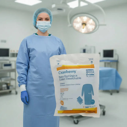 Batas Quirúrgicas Desechables Estériles L | Protección Médica Avanzada – Pack Estéril | Envío Rápido en Chile