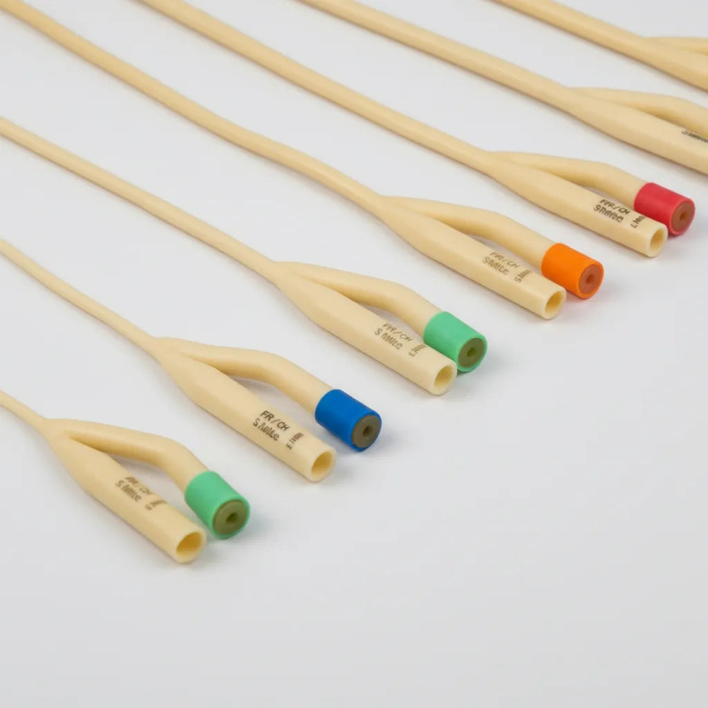 Sonda Foley 2 Vías Látex con Silicona con Balón | Pack 10 Unidades | Uso Médico Profesional