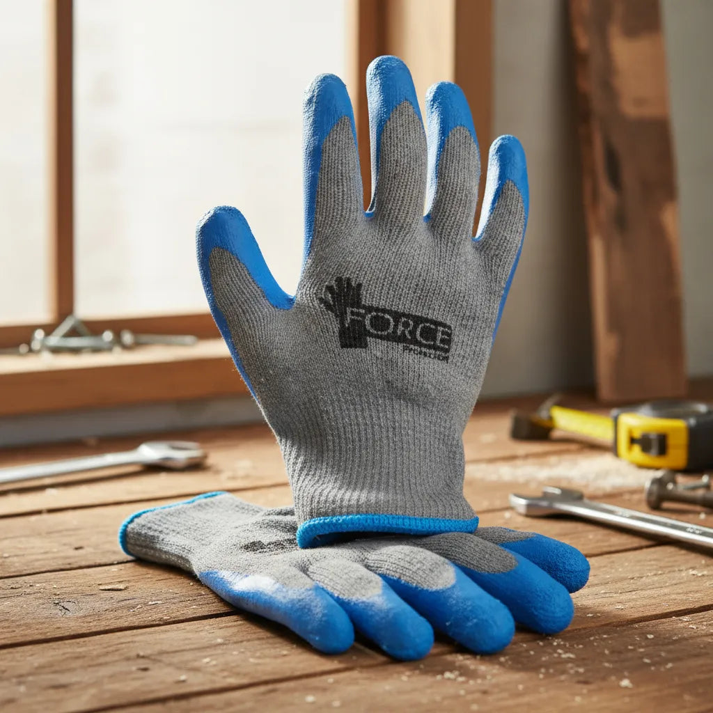 Guante Multiflex FORCE Palma Látex Rugoso | Pack 12, 60 y 120 Pares | Máximo Agarre y Resistencia