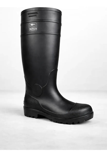 Bota Agua Búfalo Negro Antideslizante | Seguridad Industrial