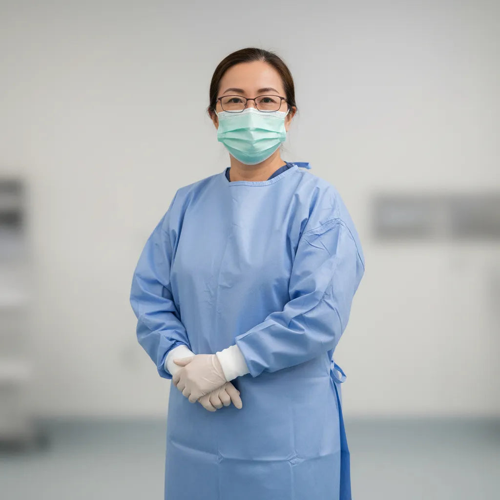Batas Quirúrgicas Desechables Estériles L | Protección Médica Avanzada – Pack Estéril | Envío Rápido en Chile