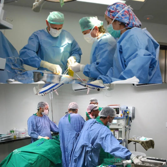 Batas Quirúrgicas Desechables Estériles L | Protección Médica Avanzada – Pack Estéril | Envío Rápido en Chile