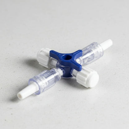 Llave de 3 Pasos Cranberry con Rotación 360° - Caja 50 Unidades