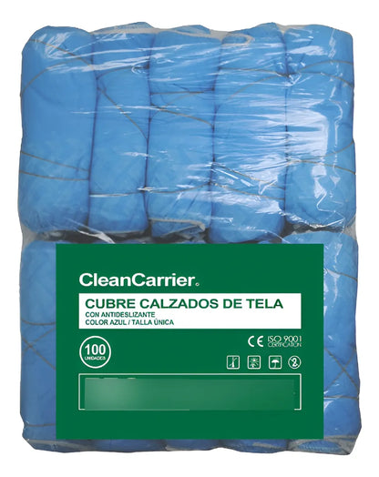 Cubre Calzado Tela Gruesa Antideslizante | 100 Unidades | Clean Carrier