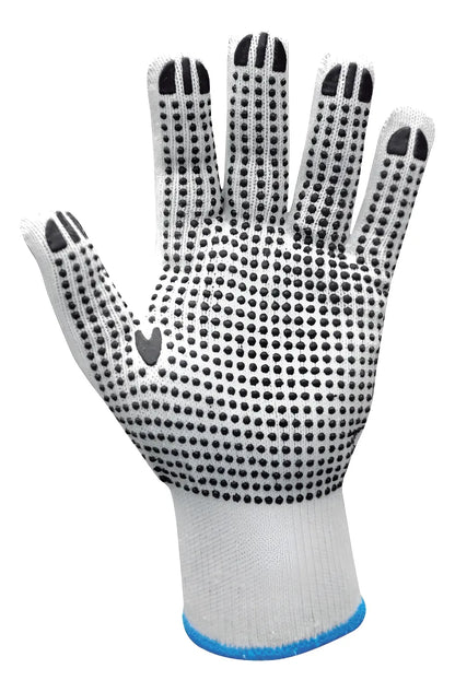 Pack 12 Pares Guante de Hilo Pigmentado Force 4 Hebra Grueso