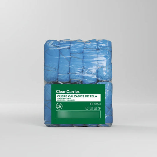 Cubre Calzado Tela Gruesa Antideslizante | 100 Unidades | Clean Carrier