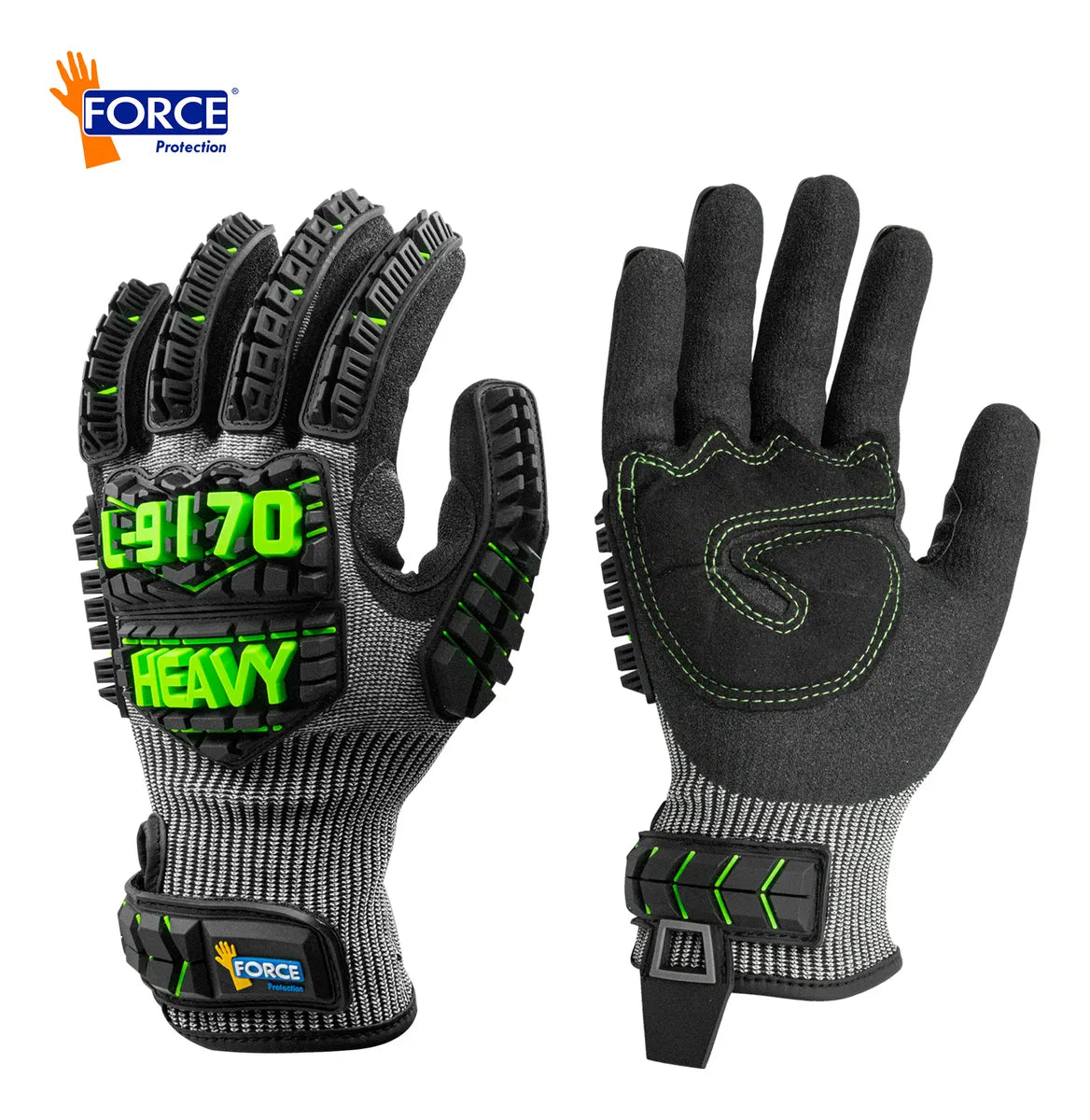 Guante Anti-Impacto FORCE Master Plus L-9170 Heavy | Protección 360° EN388