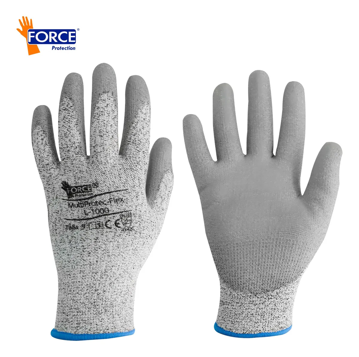 Guante de Seguridad Anti corte Cut-5 Force MultiProtect Flex L-1000 - Gris