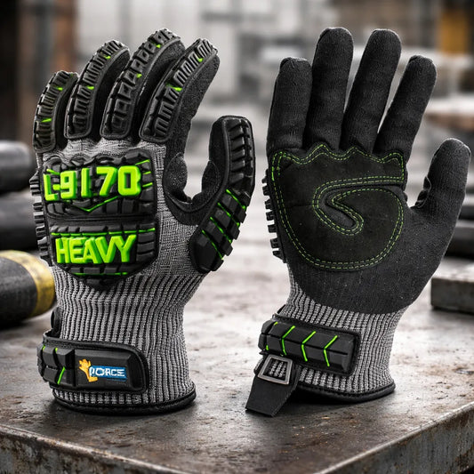 Guante Anti-Impacto FORCE Master Plus L-9170 Heavy | Protección 360° EN388