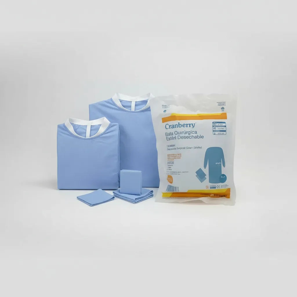 Batas Quirúrgicas Desechables Estériles L | Protección Médica Avanzada – Pack Estéril | Envío Rápido en Chile