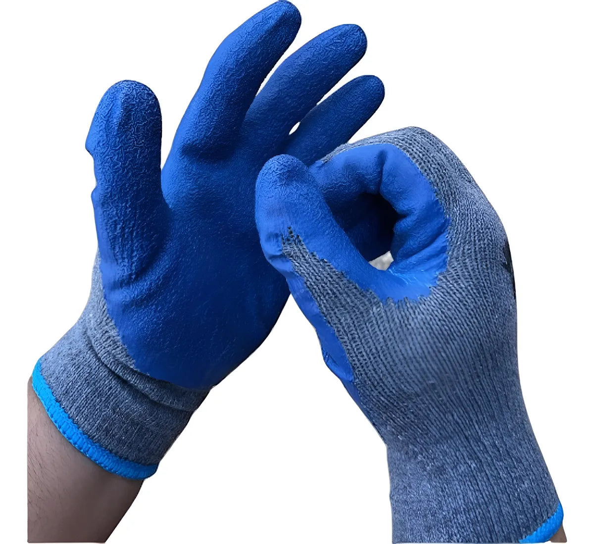 Guante Multiflex FORCE Palma Látex Rugoso | Pack 12, 60 y 120 Pares | Máximo Agarre y Resistencia