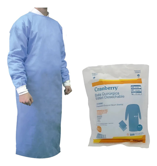 Batas Quirúrgicas Desechables Estériles L | Protección Médica Avanzada – Pack Estéril | Envío Rápido en Chile