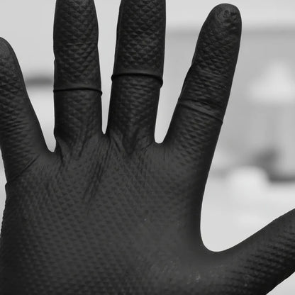Guantes Nitrilo Diamantados Top Safe 8g uso Profesional