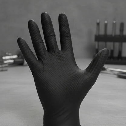 Guantes Nitrilo Diamantados Top Safe 8g uso Profesional