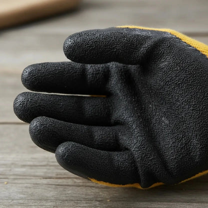 Pack 12 Pares Guantes de Trabajo Multiflex Palma Látex Rugosa | Resistencia y Agarre Profesional