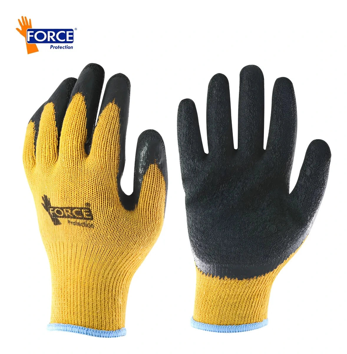 Pack 12 Pares Guantes de Trabajo Multiflex Palma Látex Rugosa | Resistencia y Agarre Profesional