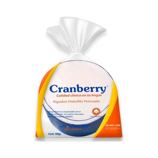 Algodón Hidrófilo Prensado Cranberry