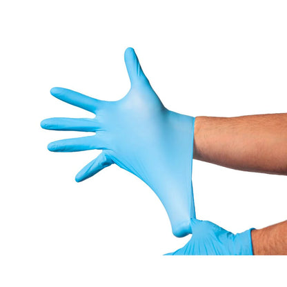 Guantes De Nitrilo Azul Clean Top Safe 100u