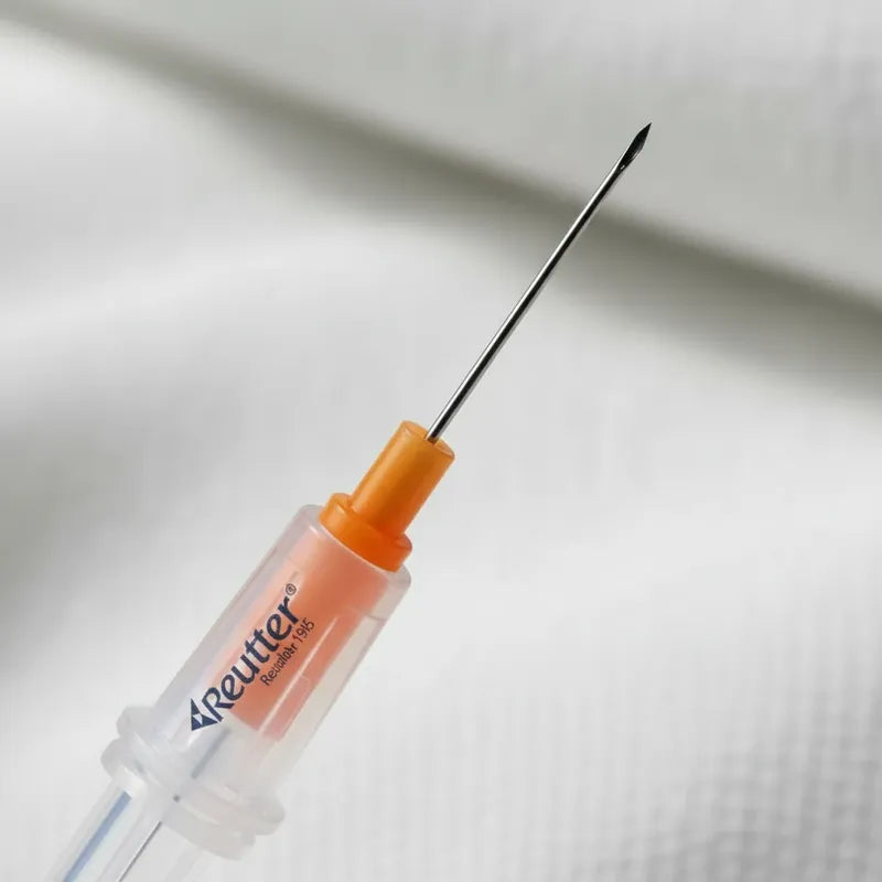 Catéter Intravenoso Bránula con Teflón Cranberry - Caja 50 Unidades - Estéril