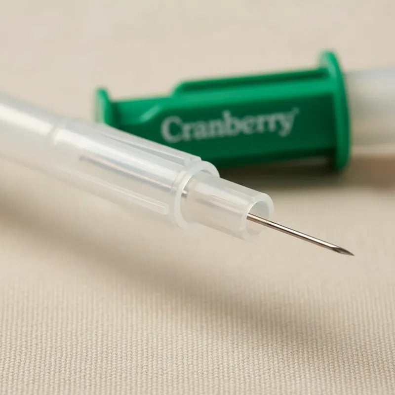 Catéter Intravenoso Bránula con Teflón Cranberry - Caja 50 Unidades - Estéril