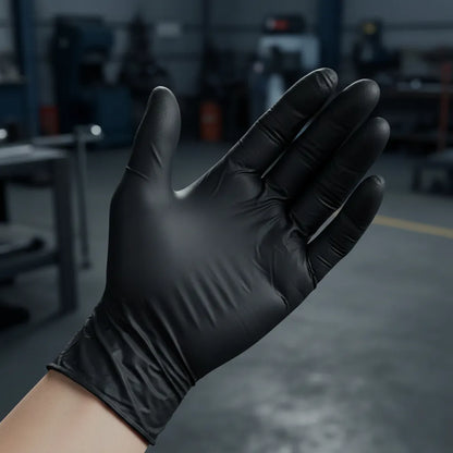 Guantes Nitrilo Negro 100 Und. 3,5 Gr. Uso Profesional